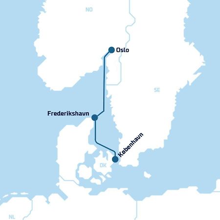 فندق Dfds Ferry - Frederikshavn To Oslo المظهر الخارجي الصورة